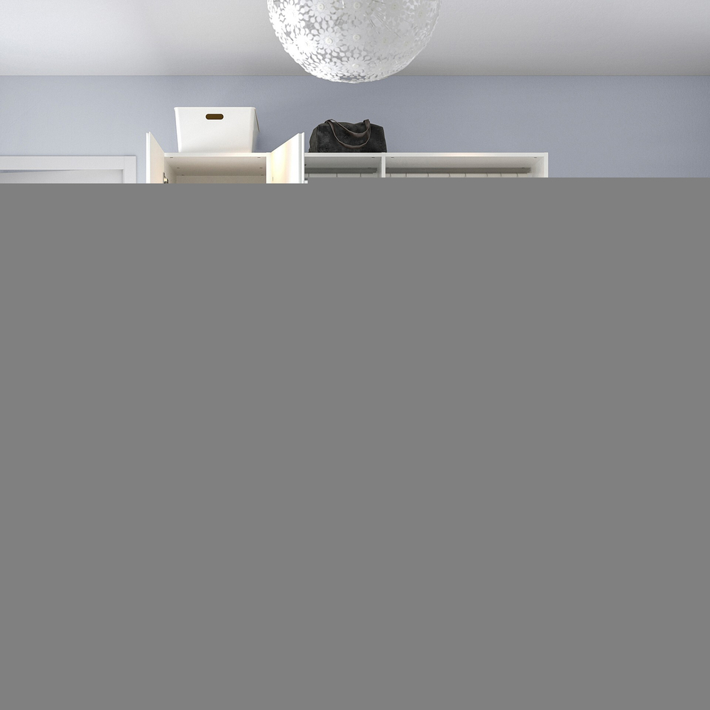 Распашной шкаф PAX VIKANES IKEA (белый)  210*50*240