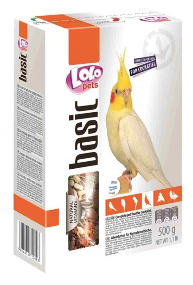 LoLo PETS Корм 500г. для средних попугаев полнорационный