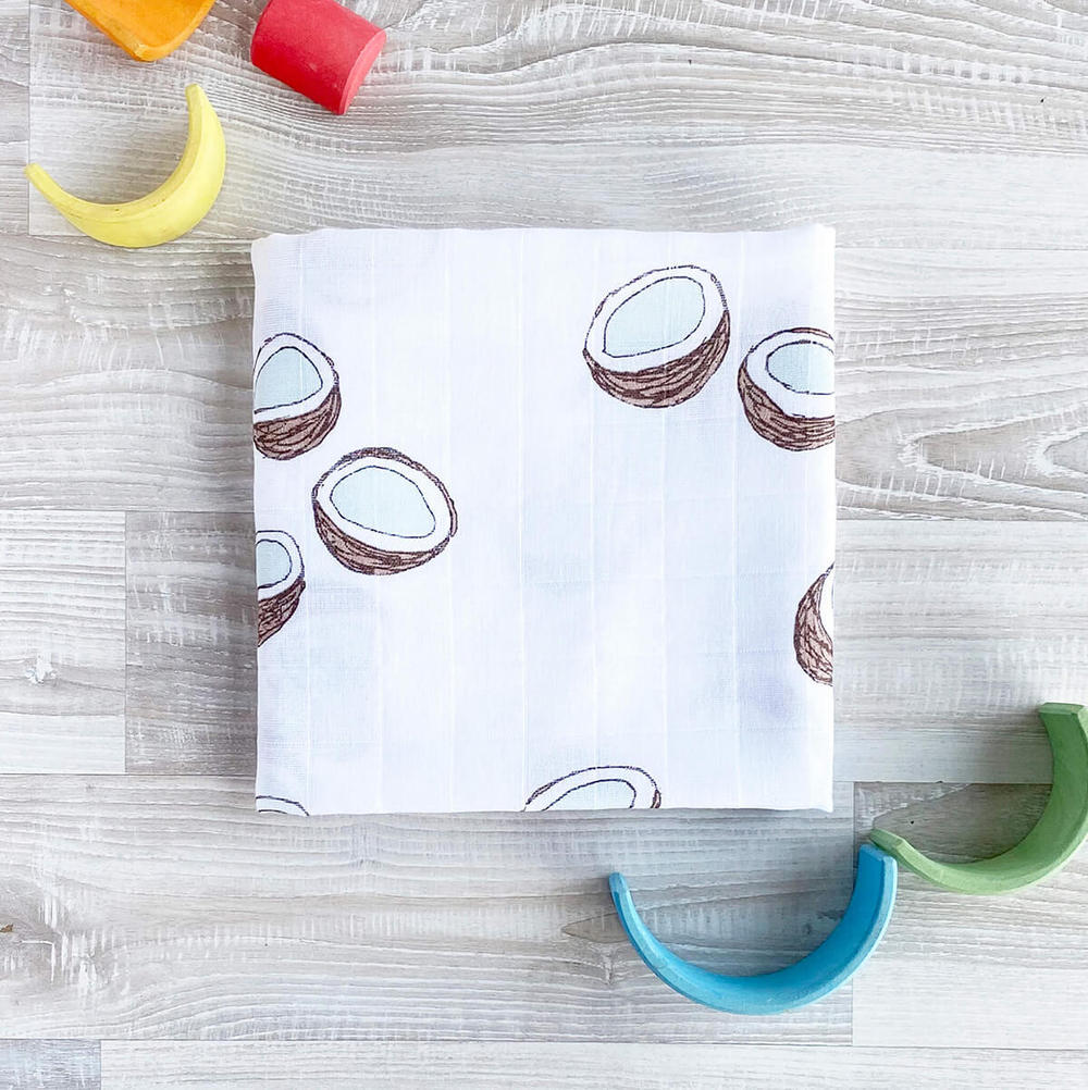 Муслиновая пелёнка Mjölk Кокосы