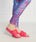 Шлепанцы Versace Jeans Couture - малиновый(76VA3SQ171352)