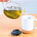 Стеклянный чайник для чая MATCHA, коричневый, прозрачный