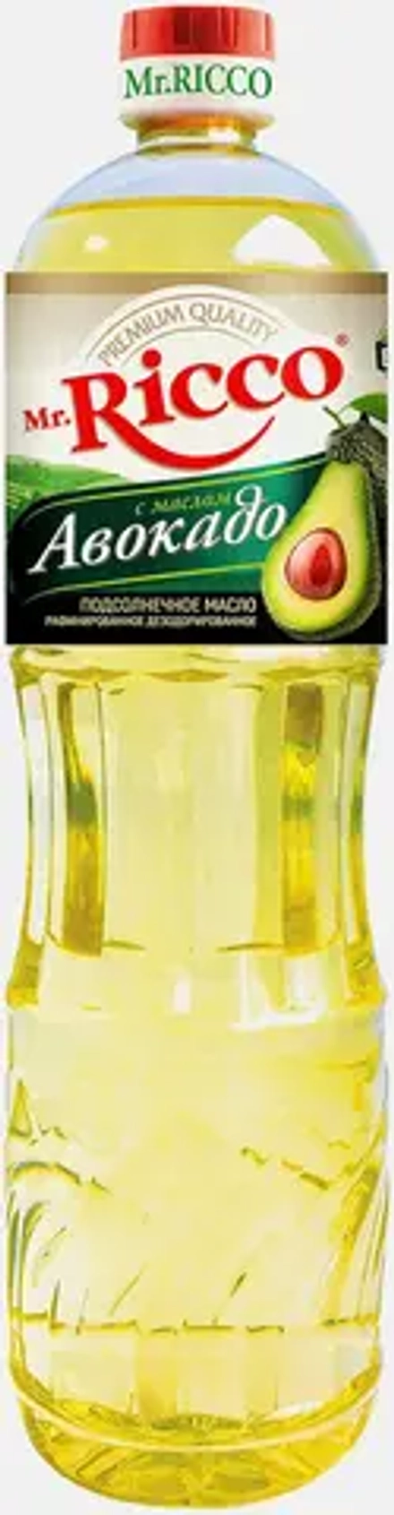 Масло подсолнечное Mr. Ricco с маслом Авокадо 1л