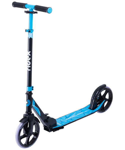 Самокат городской RIDEX Marvellous 200 мм, черный/синий