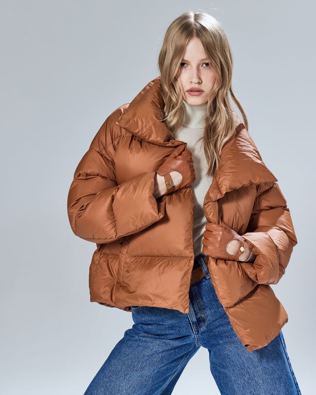 Пуховик укороченный базовый