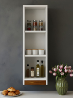 Модуль навесной Валенсия, 25х30х75, с дубом, персидский жемчуг, Dipriz