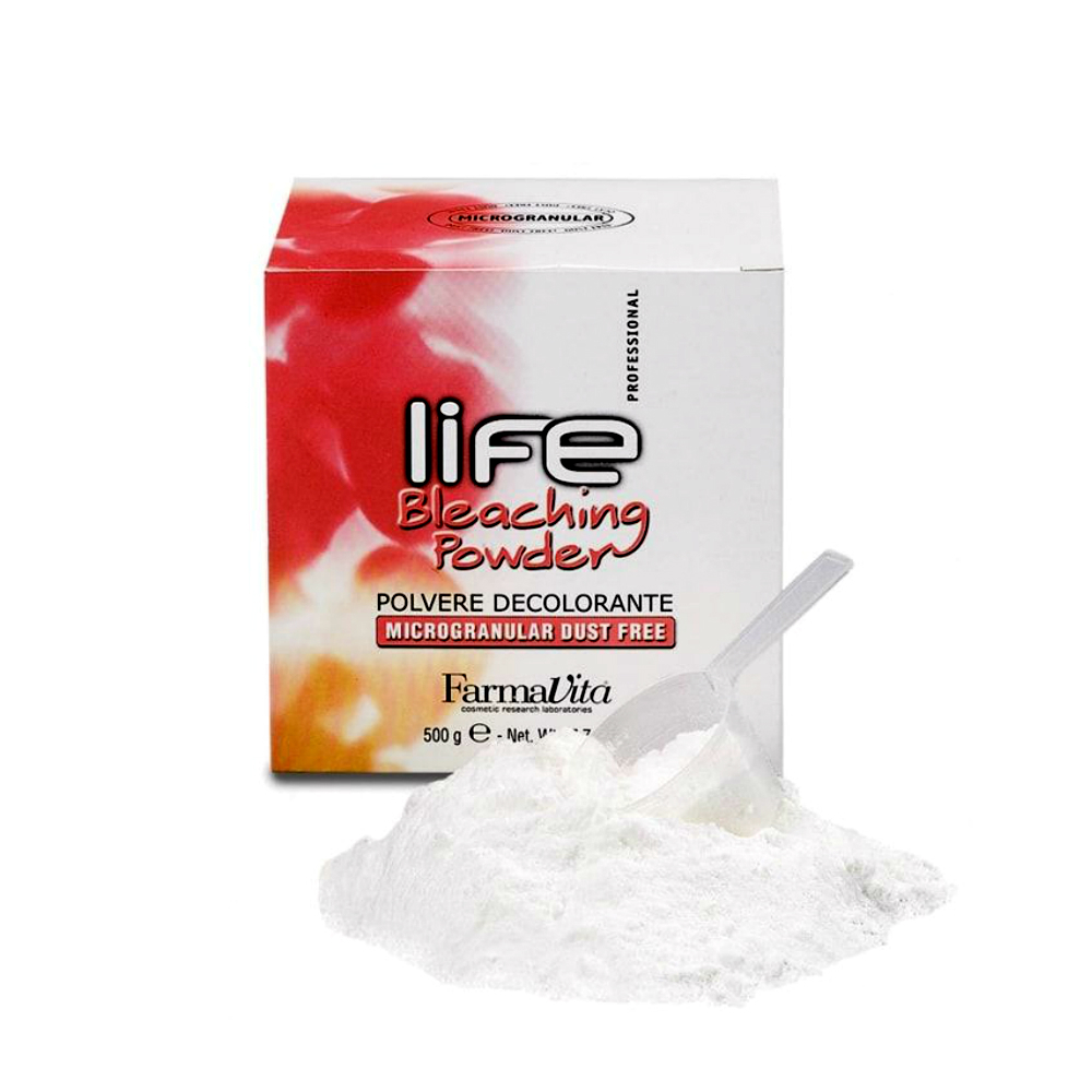 Белый осветл порошок Farmavita 500гр Life Bleaching Powder