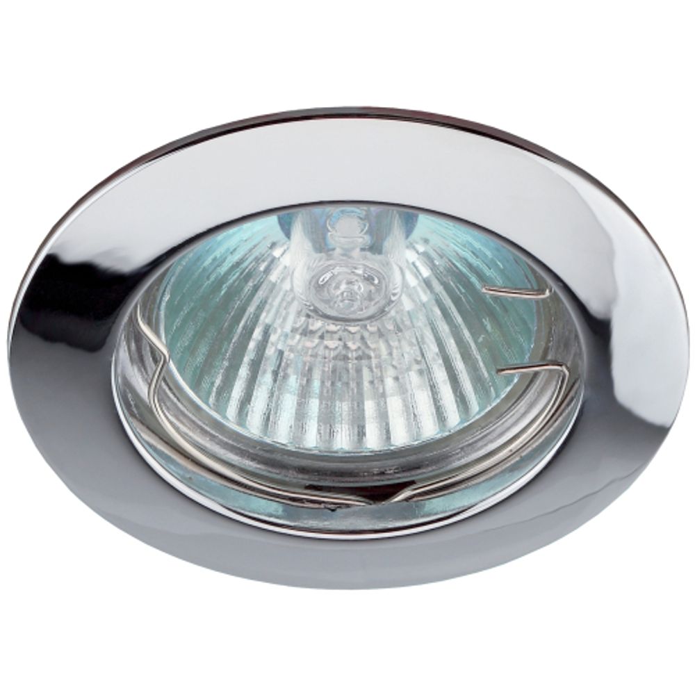 KL1 CH Светильник ЭРА литой простой MR16,12V, 50W хром