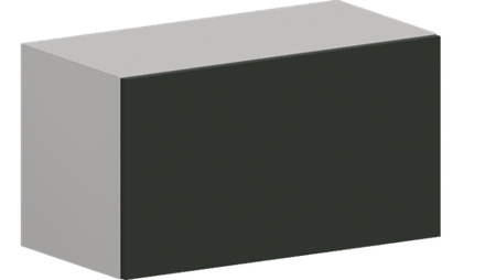 Кухня Модуль ШВГ 650 Графит / Насыщенно-зеленый