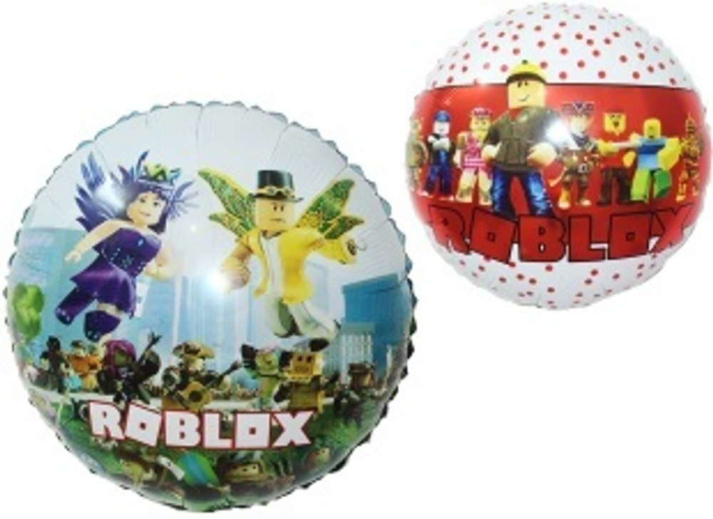 К 18" Круг Любимая игра человечки ROBLOX Дизайн №1 40 см.