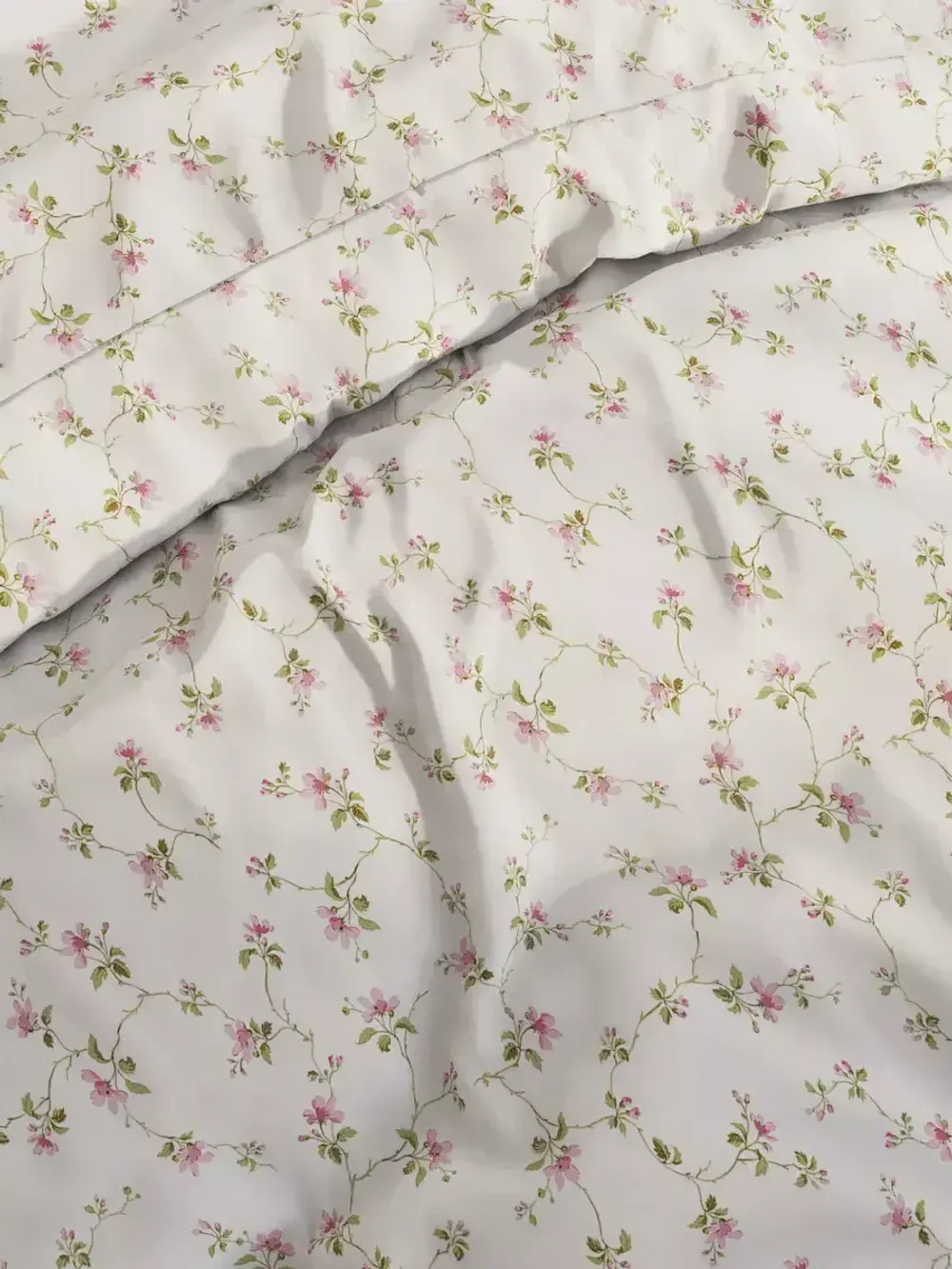 Наволочка комплект 2шт перкаль Сказка "Весенние цветы" 45х45 см на молнии