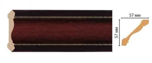 Плинтус потолочный DECOMASTER 179-52 (57*57*2400мм)
