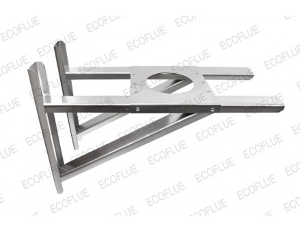 Опора тройника L-700 мм. нерж. (AISI 430/1 мм), ECOFLUE