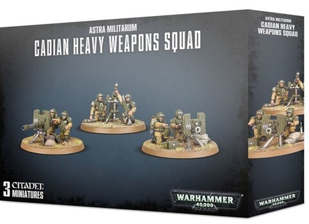 Warhammer 40,000 Astra Militarum Cadian Heavy Weapon Squad