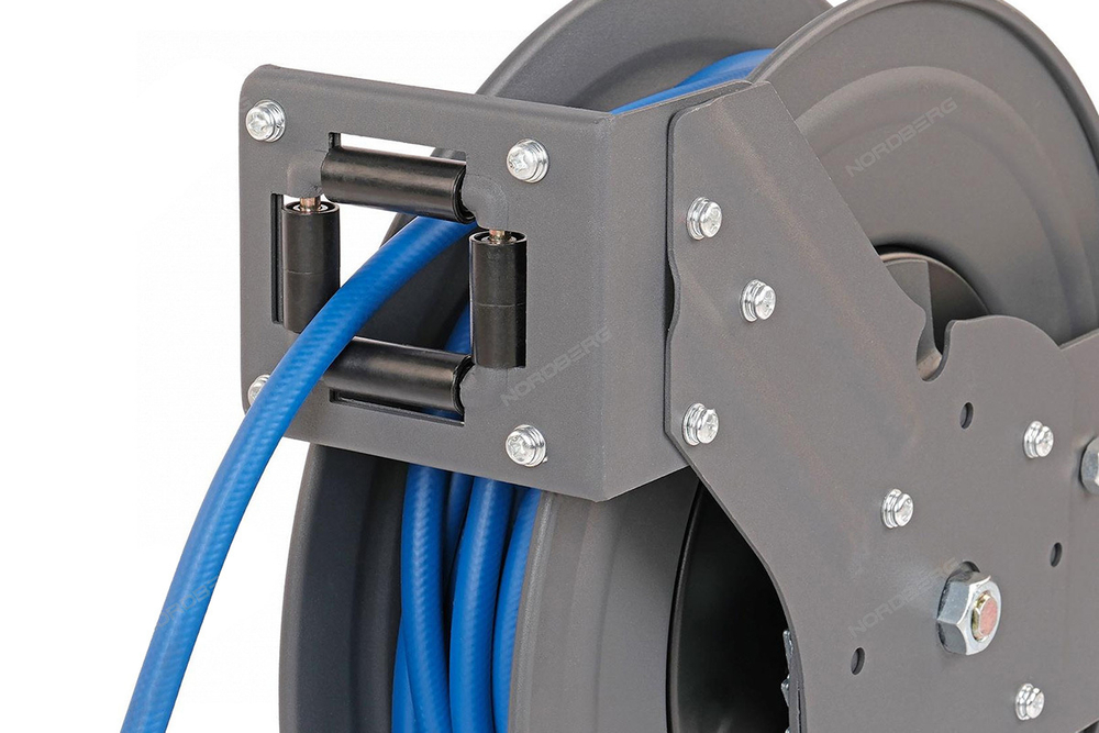 NORDBERG (HR1020RPVC) Шланг воздушный на стальной катушке, гибридный ПВХ &Oslash; 10х15 мм, 20 м