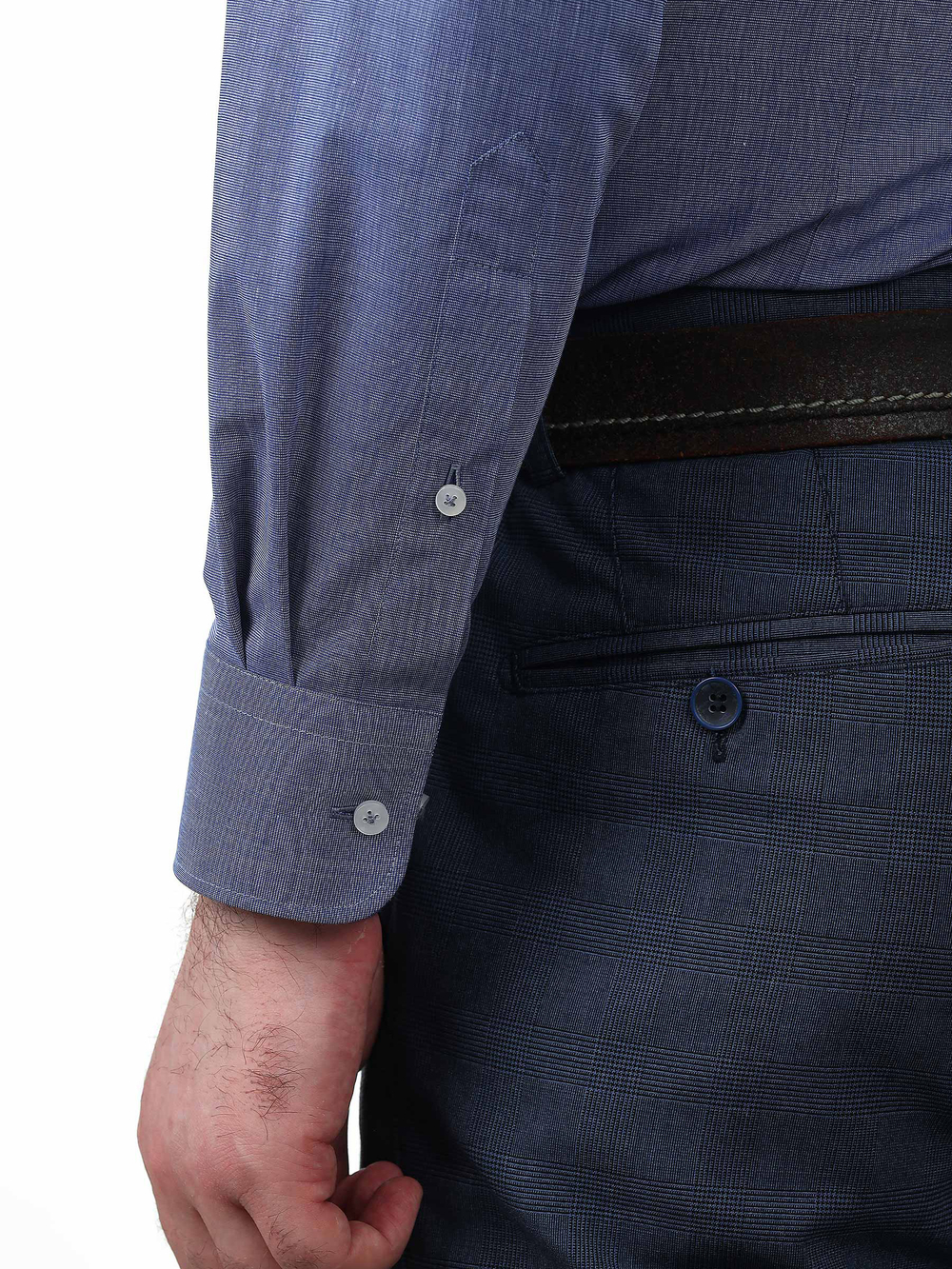 Сорочка мужская VESTER длинный рукав, хлопок/пэ 930141 58