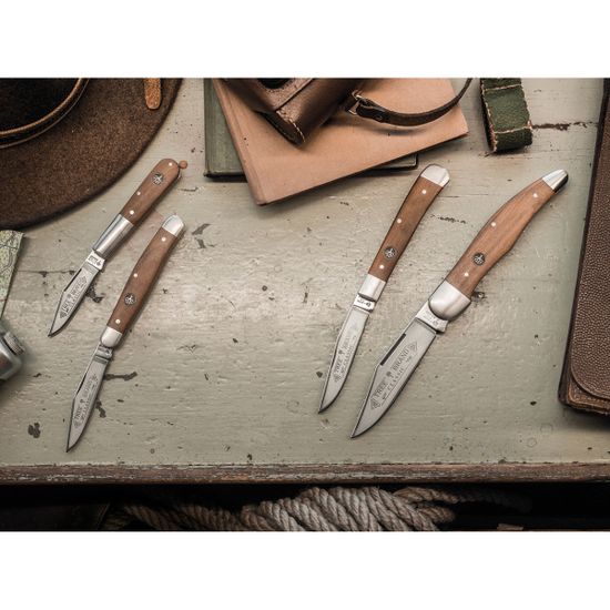 Складной нож Boker 111013 20-20 Pflaumenholz c клинком из стали С75, рукоять дерево (Слива)