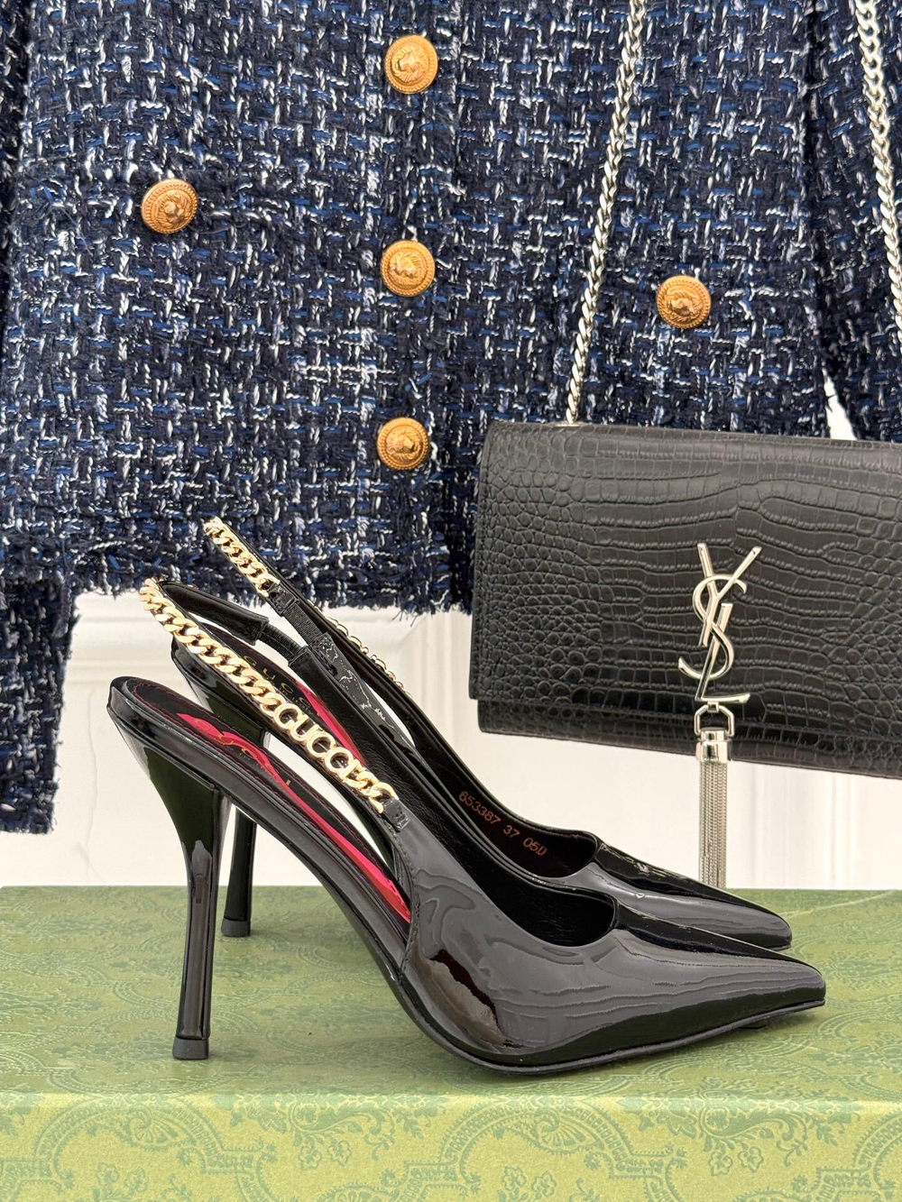 Gucci Signoria Slingback Pump 10.5 cm