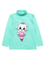 Водолазка д/дев интерлок р.104 ментол (Bonito) BK007D