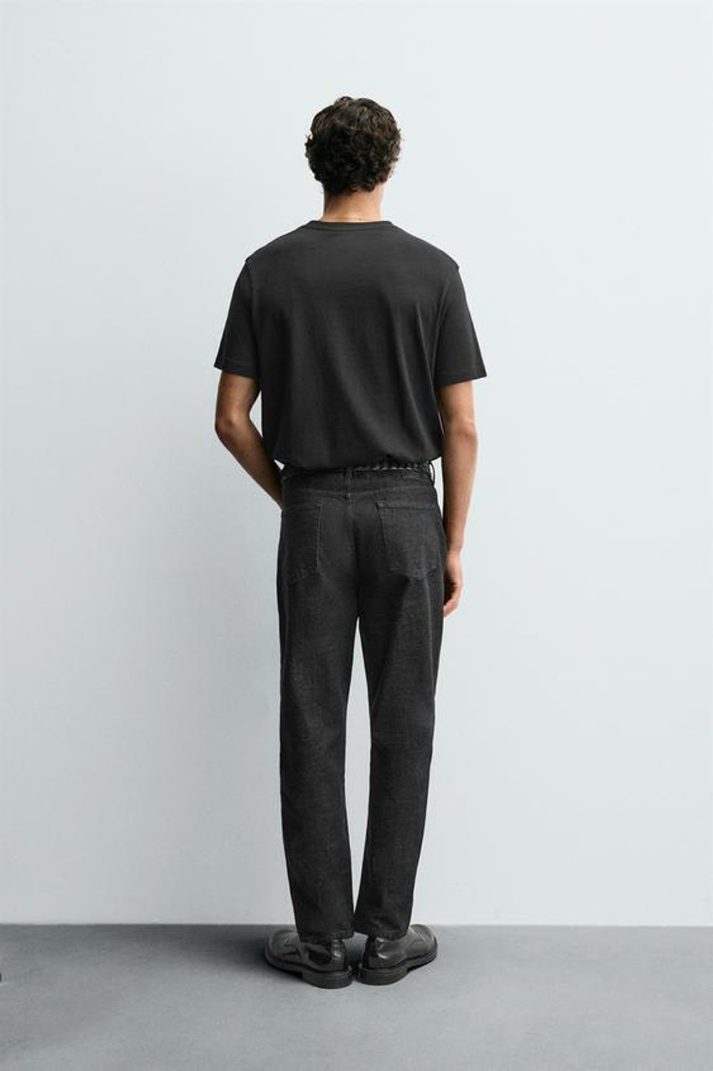 ZARA ДЖИНСЫ SLIM FIT, ЧЕРНЫЙ