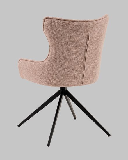 Стул Carlene вращающийся бежевый