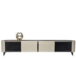 Тумба под ТВ 4190, 200х41 см, керамика Calacatta Borghini