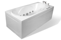 Ванна из литьевого мрамора Эстет Астра 170х80 белая, ФР-00000620