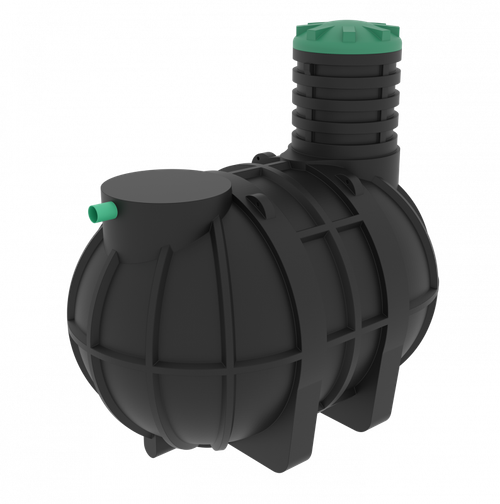 Подземная емкость Мультпласт 5.5 5500 л. горизонтальный (2800x1880x2730см;205кг;черный) - арт.555473