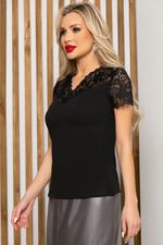 Блуза "Мечта кокетки" (блэк) ХИТ Б4827 LT Collection (Акция)