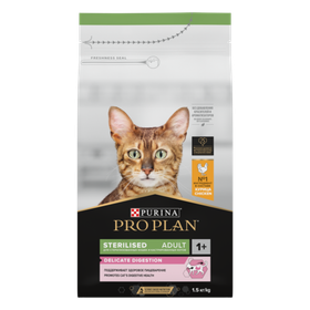 Про План Sterilised Курица 1,5кг.