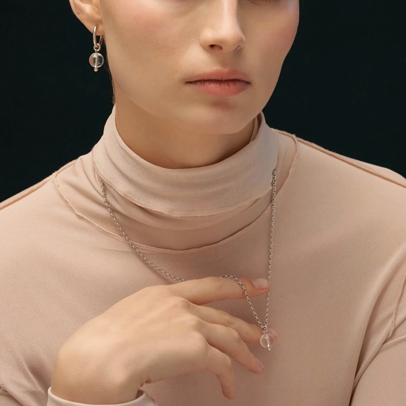 Моносерьга Планета – Кристалл