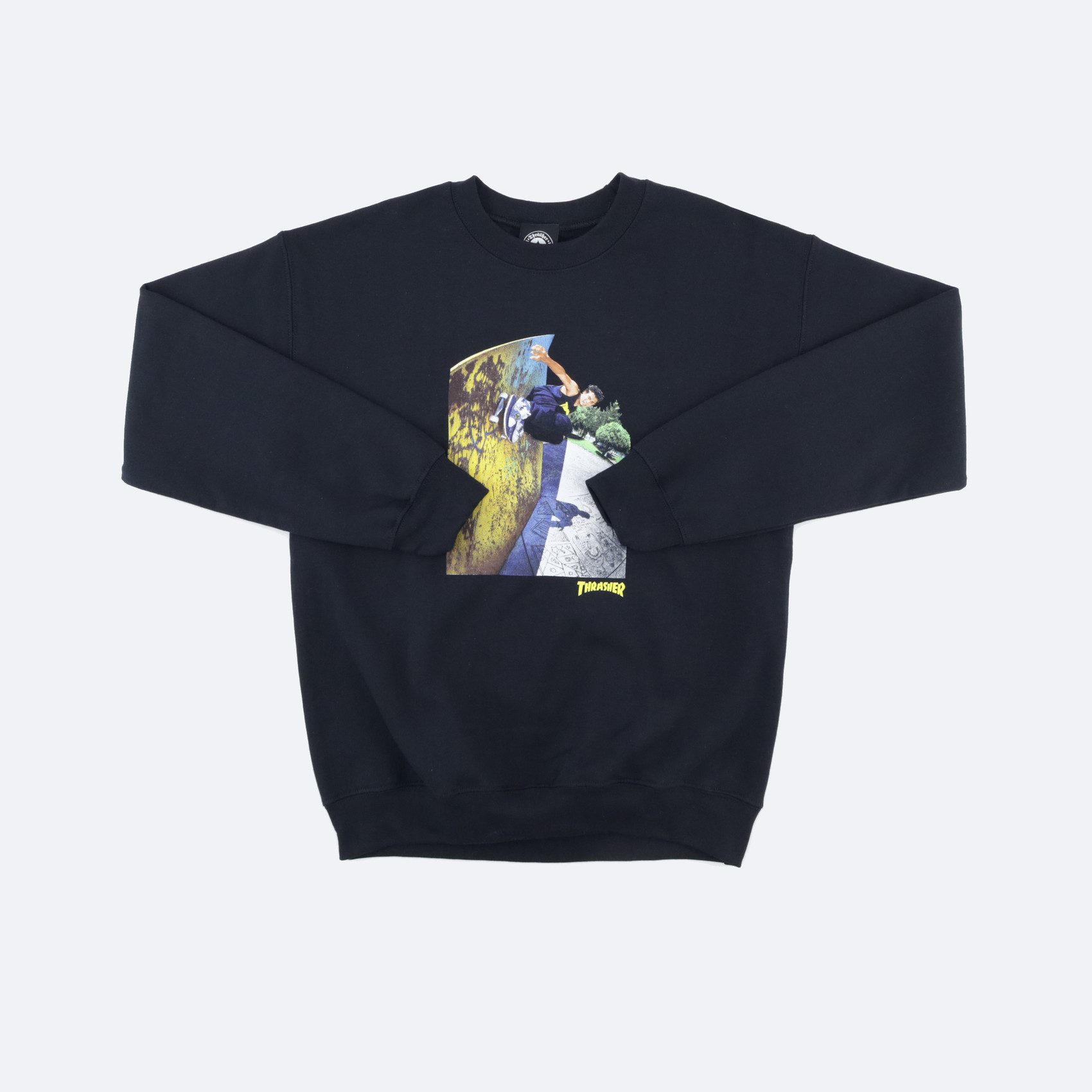 Свитшот Thrasher Mic-E Wallride Crewneck (black) артикул: - купить в магазине Дайс
