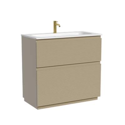 Тумба напольная SANCOS Folk Floor 890х445х850, c двумя ящиками оснащенными доводчиками, Капучино, арт.FL90FCP