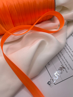 Косая бейка "Gamma" GK-12P 11 - 12 мм №093 красно-оранжевый