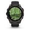 Умные часы Garmin Fenix 8, 47 мм, AMOLED, Sapphire Carbon Gray DLC Titanium with Black/Pebble Gray Silicone Band