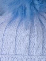 Шапка для девочки зимняя вязаная и снуд