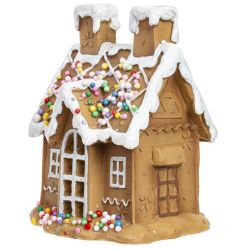 GAEM Фигурка декоративная с подсветкой "Домик", L10 W8,5 H12,5 см, 2в.