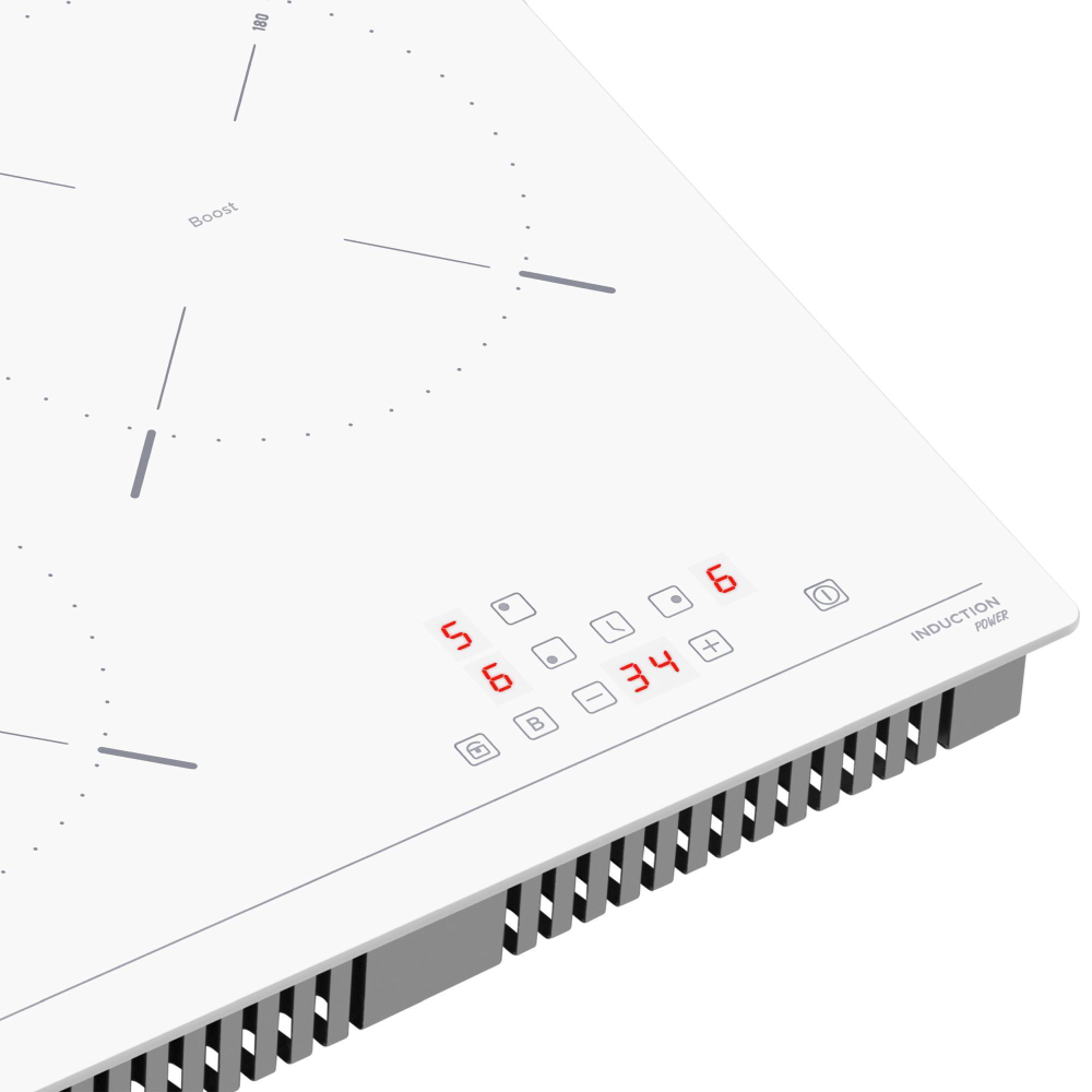 Индукционная варочная панель Meferi MIH453WH POWER фото 5