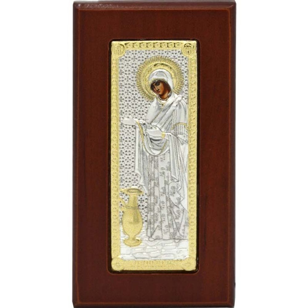 Геронтисса. Икона Божьей Матери в серебряном окладе.