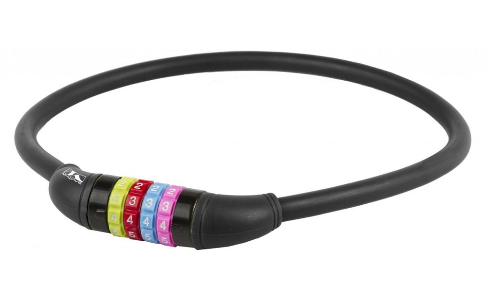 Замок велосипедный противоугонный DS 12.6,5 черный M-WAVE