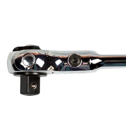 KING TONY (4752-12G) Трещотка 1/2", 300 мм, 72 зубца, дисковый механизм, поворотная голова с кнопкой