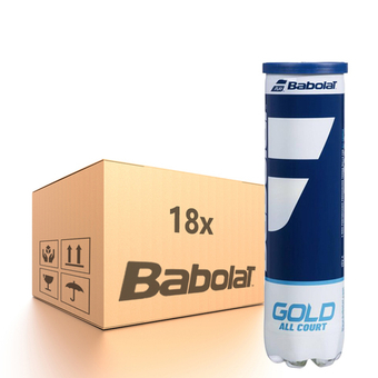 Упаковка теннисных мячей Babolat Gold All Court - 18 x 4B