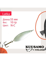 Блесна колебалка Kuusamo Latka 70/14 BLU/R-S