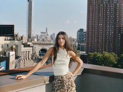 ZARA МИНИ-ЮБКА С ПАЙЕТКАМИ, ЗЕЛЕНОВАТЫЙ