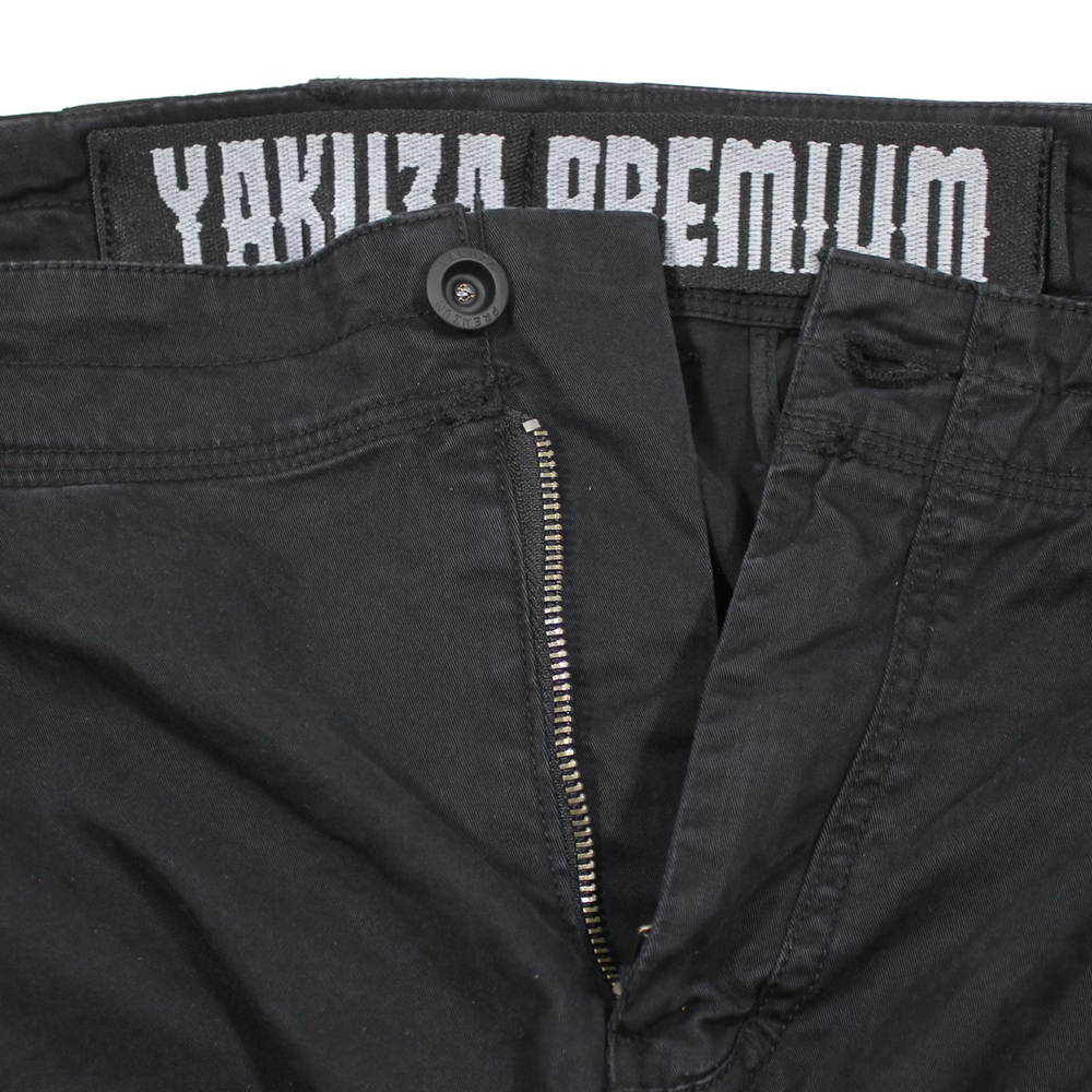 Карго брюки черные Yakuza Premium 3751