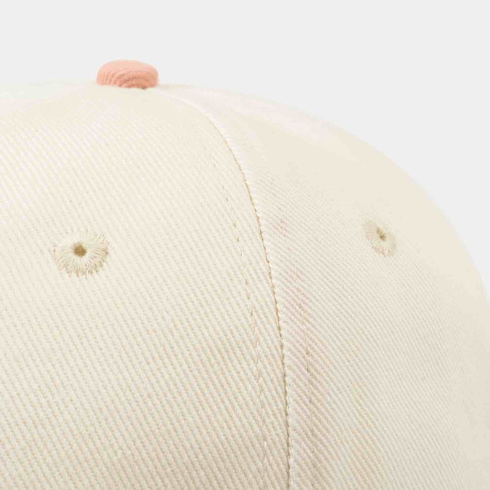 Кепка Ymkashix Logo Face белая/розовая