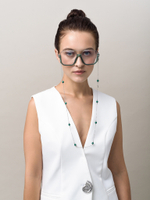 Цепочка на очки "Graini" с малахитом