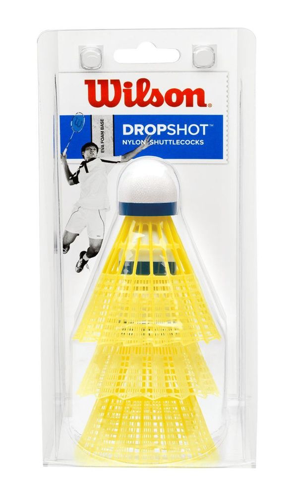 Воланы для бадминтона Wilson Dropshot 3P - yellow