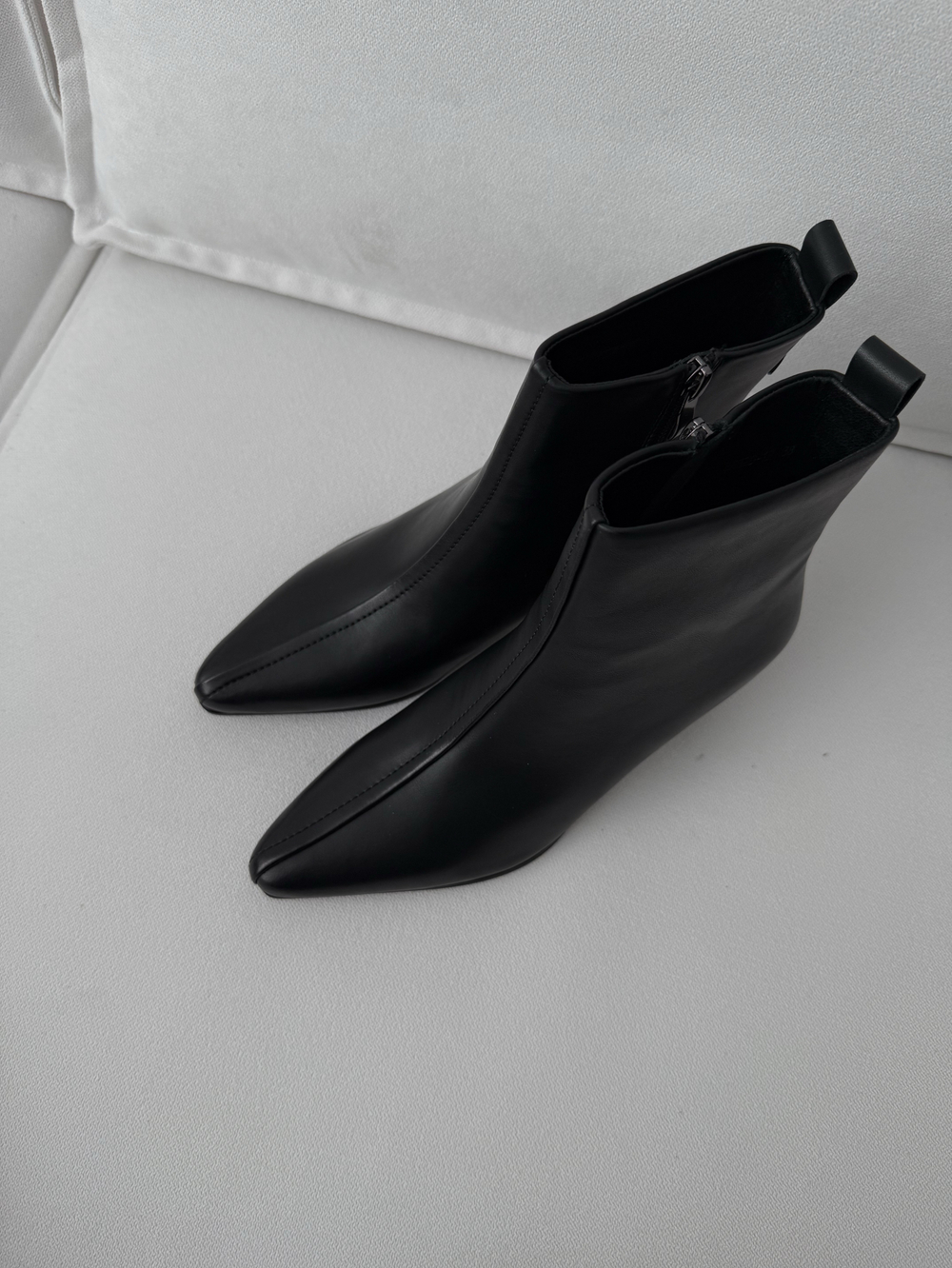 Ботильоны из натуральной кожи