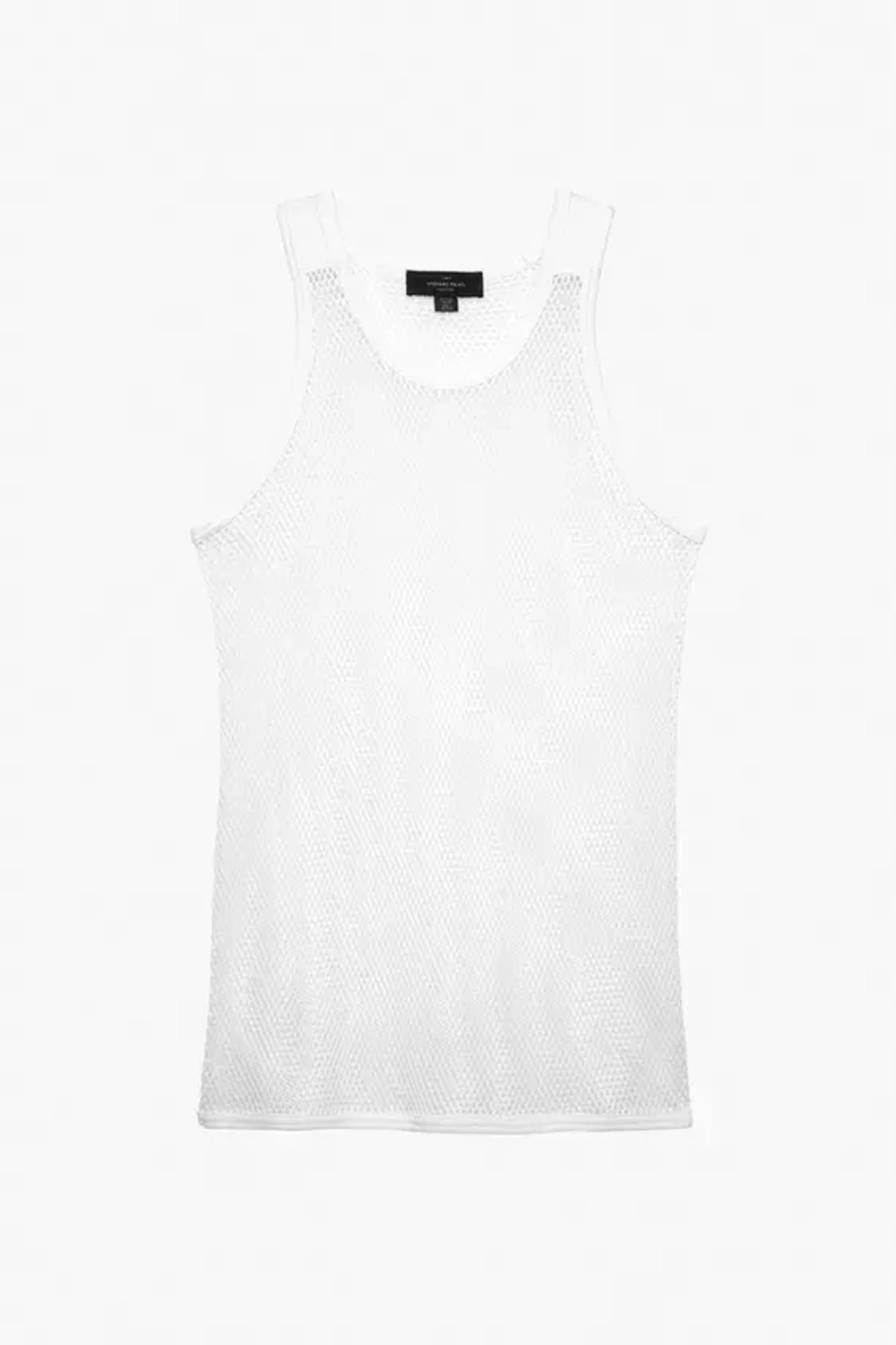 ZARA X STEFANO PILATI МАЙКА В СЕТОЧКУ, БЕЛЫЙ