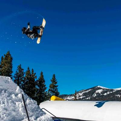 Надувная подушка «SlopeStyle» для слоупстайла и фристайла, 18×14×4 м